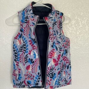 Hatley girls reversible puffer vest